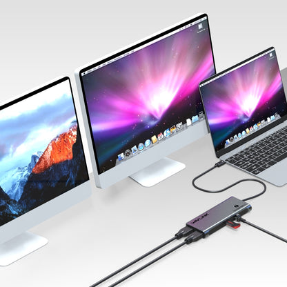 WAVLINK WL-UTD05 Multi-Function 4-in-1 Extender Type-C to DP Thunderbolt 3 Connector 4K Transfer - USB HUB by WAVLINK | Online Shopping South Africa | PMC Jewellery | Buy Now Pay Later Mobicred