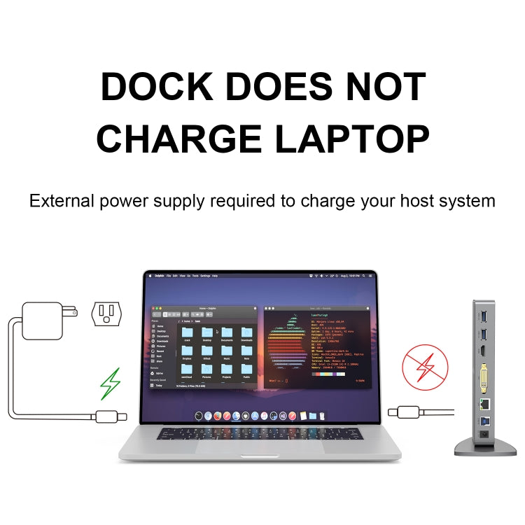WAVLINK WL-UG39DK7 USB3.0 Hub Adapter Multi-Screen Graphics Card Universal Docking Station, Plug:EU Plug - free shipping - PMC Jewellery - Order now!