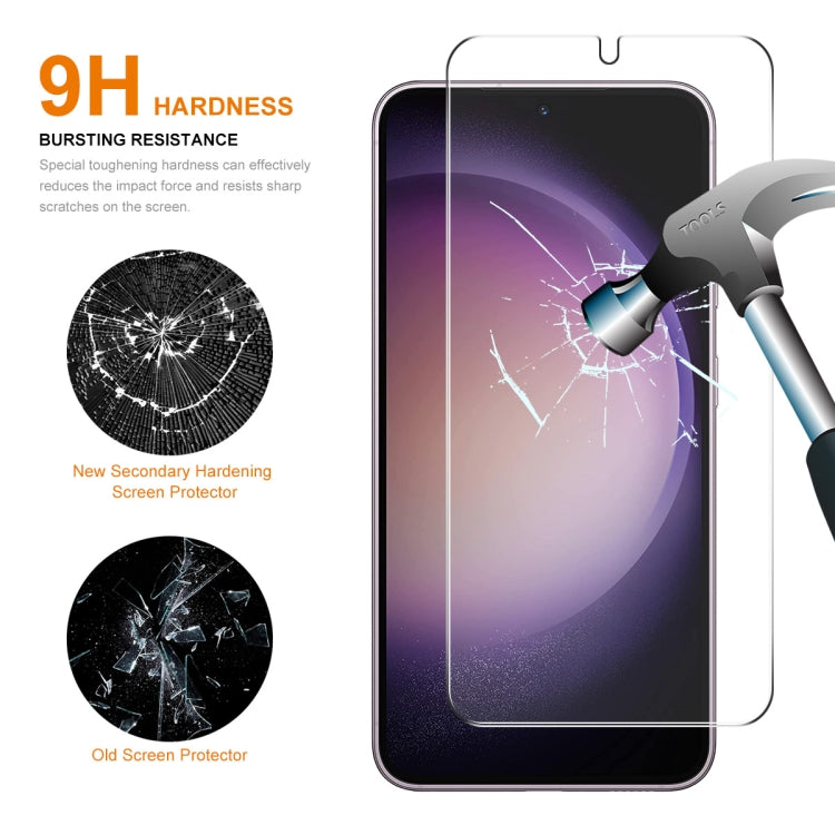 For Samsung Galaxy S24 / S25 ENKAY 0.18mm High Aluminum-silicon Tempered Glass Film, Support Ultrasonic Fingerprint Unclock - Galaxy S24 5G Tempered Glass by ENKAY | Online Shopping South Africa | PMC Jewellery | Buy Now Pay Later Mobicred