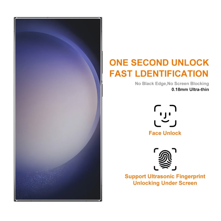 For Samsung Galaxy S24 Ultra 5G 5pcs ENKAY 0.18mm High Aluminum-silicon Tempered Glass Film, Support Ultrasonic Fingerprint Unclock - Galaxy S24 Ultra 5G Tempered Glass by ENKAY | Online Shopping South Africa | PMC Jewellery | Buy Now Pay Later Mobicred