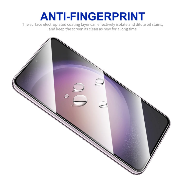 For Samsung Galaxy S24 5G ENKAY Hat-Prince 0.18mm High Aluminum-silicon Tempered Glass Film, Support Ultrasonic Fingerprint Unclock - Galaxy S24 5G Tempered Glass by ENKAY | Online Shopping South Africa | PMC Jewellery | Buy Now Pay Later Mobicred