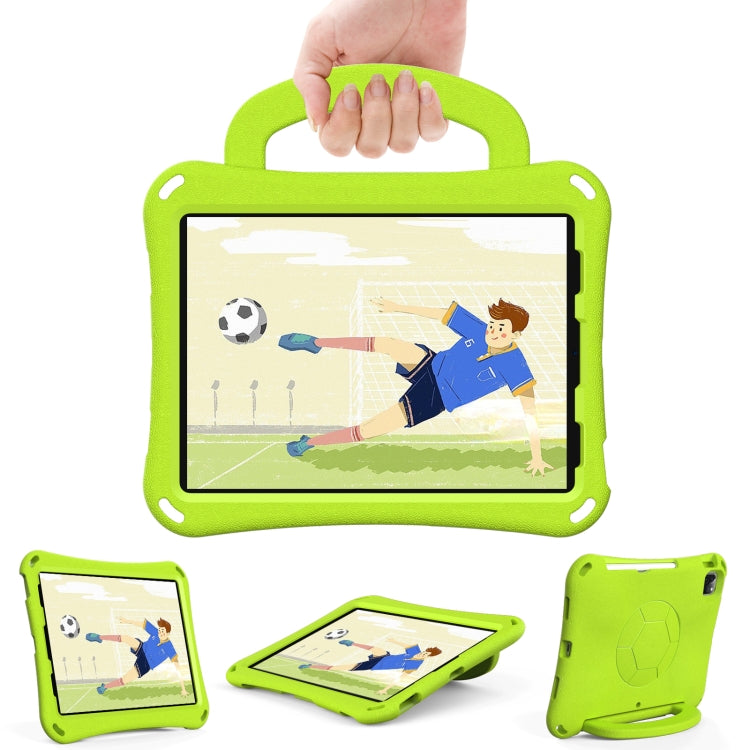 For iPad Pro 11 2024 Handle Football Shaped EVA Shockproof Tablet Case(Grass Green) - iPad Pro 11 2024 Cases by PMC Jewellery | Online Shopping South Africa | PMC Jewellery | Buy Now Pay Later Mobicred