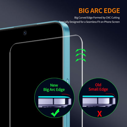 For OPPO A2 5pcs ENKAY 9H Big Arc Edge High Aluminum-silicon Tempered Glass Film - OPPO Tempered Glass by ENKAY | Online Shopping South Africa | PMC Jewellery | Buy Now Pay Later Mobicred