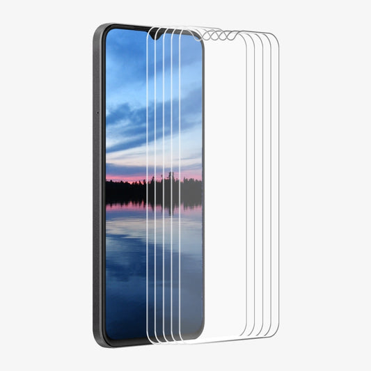 For OPPO A18 / A38 5pcs ENKAY 9H Big Arc Edge High Aluminum-silicon Tempered Glass Film - A18 Tempered Glass by ENKAY | Online Shopping South Africa | PMC Jewellery | Buy Now Pay Later Mobicred