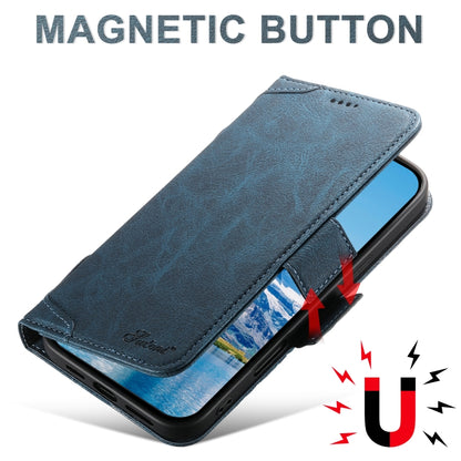 For iPhone 16 Pro Max SUTENI J07 Multifunctional Horizontal Flip Magsafe Leather Phone Case(Blue) - iPhone 16 Pro Max Cases by Suteni | Online Shopping South Africa | PMC Jewellery | Buy Now Pay Later Mobicred