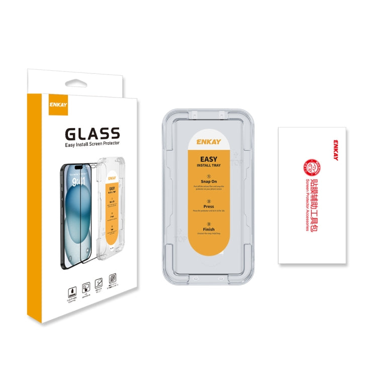 For vivo X100 / X100 Pro ENKAY Easy Install Hot Bending Full Coverage Side Glue Tempered Glass Film - X100 Pro Tempered Glass by ENKAY | Online Shopping South Africa | PMC Jewellery | Buy Now Pay Later Mobicred