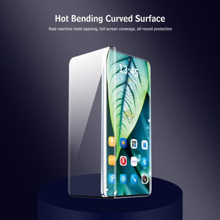 For OPPO Reno12 / Reno12 Pro Global ENKAY Easy Install Hot Bending Full Coverage Side Glue Tempered Glass Film - Reno12 Pro Tempered Glass by ENKAY | Online Shopping South Africa | PMC Jewellery | Buy Now Pay Later Mobicred