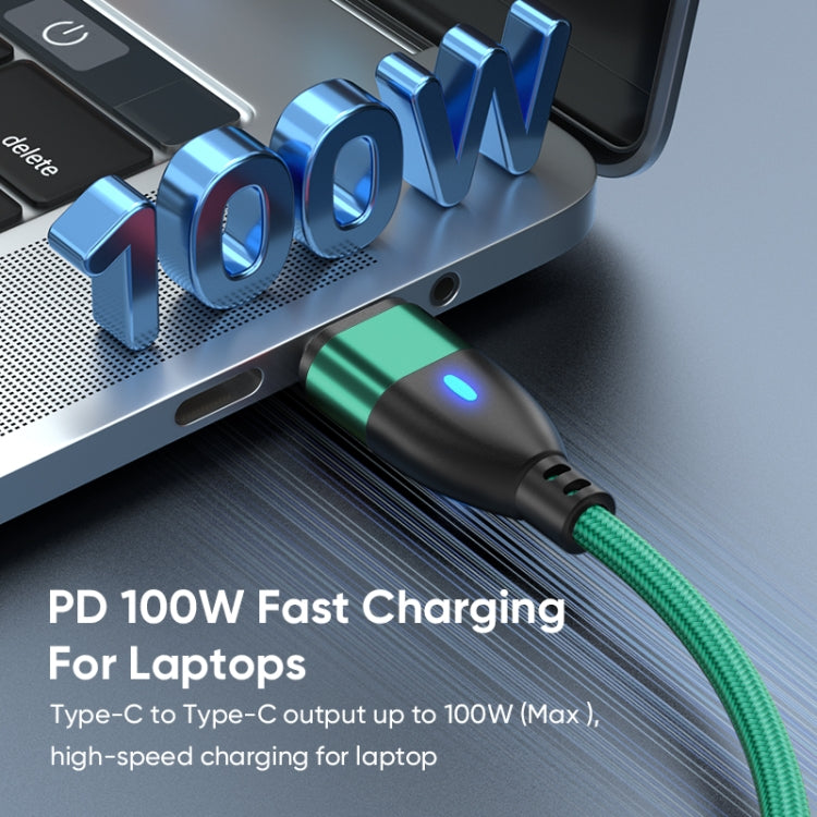 ENKAY 3 in 1 PD100W Type-C to Type-C / 8 Pin / Micro USB Magnetic Fast Charging Cable, Cable Length:1m(Black) - Charging Cable & Head by ENKAY | Online Shopping South Africa | PMC Jewellery | Buy Now Pay Later Mobicred