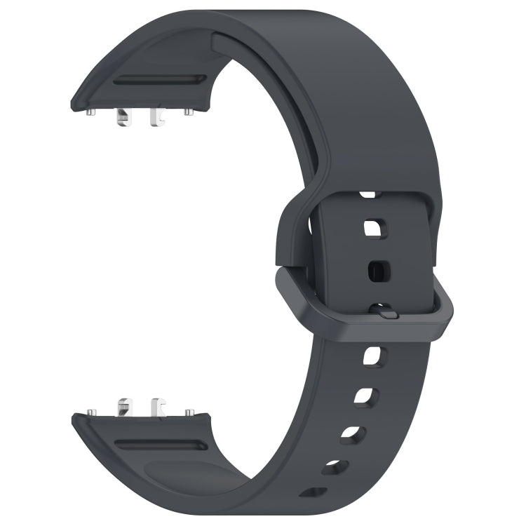 For Samsung Galaxy Fit 3 Solid Color Colorful Buckle Silicone Watch Band(Gray) - Watch Bands by PMC TechLife | Online Shopping South Africa | PMC TechLife