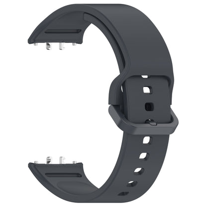 For Samsung Galaxy Fit 3 Solid Color Colorful Buckle Silicone Watch Band(Gray) - Watch Bands by PMC Jewellery | Online Shopping South Africa | PMC Jewellery