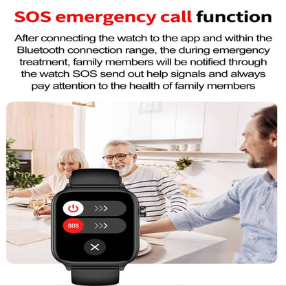 ET570 1.96 inch Color Screen Smart Watch Silicone Strap, Support Bluetooth Call / ECG(Blue) - Smart Watches by PMC Jewellery | Online Shopping South Africa | PMC Jewellery