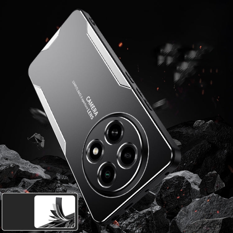 For OPPO A2 Pro Blade Series TPU Hybrid Metal Phone Case(Red) - OPPO Cases by PMC TechLife | Online Shopping South Africa | PMC TechLife | Buy Now Pay Later Mobicred