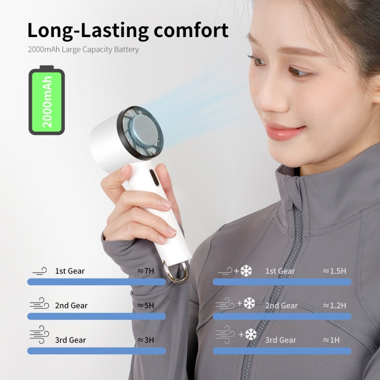 ENKAY Hat-Prince Handheld Mini Portable Cold Compress Cooling Fan(Pink) - Electric Fans by ENKAY | Online Shopping South Africa | PMC TechLife | Buy Now Pay Later Mobicred