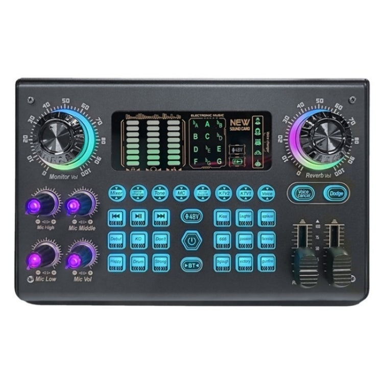 C100 Live Streaming Recording Karaoke Sound Card Mobile Audio Mixer - Live Sound Effects Processors by PMC Jewellery | Online Shopping South Africa | PMC Jewellery