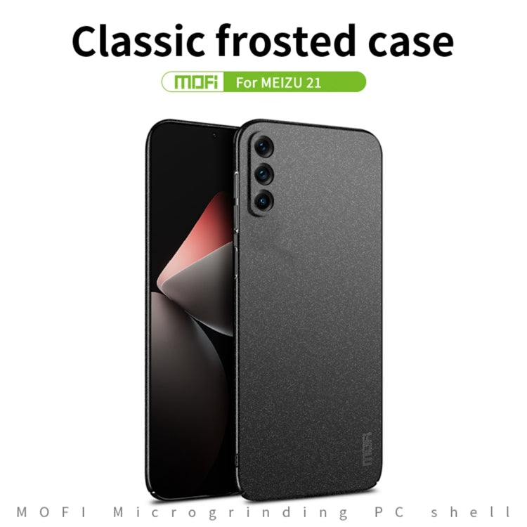 For Meizu 21 MOFI Fandun Series Frosted PC Ultra-thin All-inclusive Phone Case(Red) - Meizu by MOFI | Online Shopping South Africa | PMC Jewellery | Buy Now Pay Later Mobicred