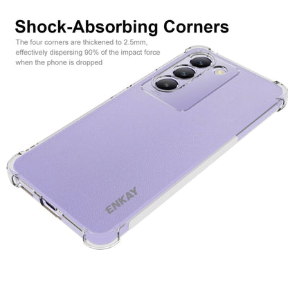 For OPPO Reno11 F 5G Global ENKAY Clear TPU Shockproof Anti-slip Phone Case - Reno11 F Cases by ENKAY | Online Shopping South Africa | PMC Jewellery | Buy Now Pay Later Mobicred