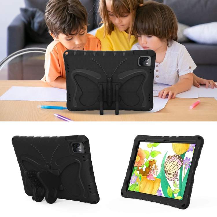 For iPad Pro 11 2024 Butterfly Bracket EVA Shockproof Tablet Case(Black) - iPad Pro 11 2024 Cases by PMC Jewellery | Online Shopping South Africa | PMC Jewellery | Buy Now Pay Later Mobicred