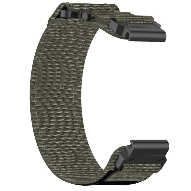 For Garmin MARQ Golfer Gen 2 22mm Nylon Hook And Loop Fastener Watch Band(Grey) - Watch Bands by PMC Jewellery | Online Shopping South Africa | PMC Jewellery