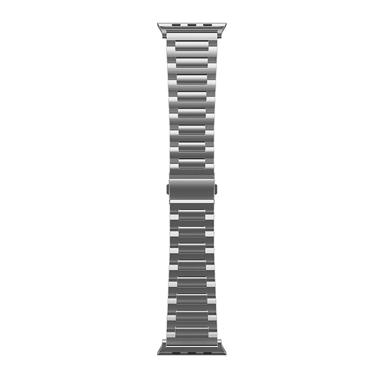 For Apple Watch Series 9 45mm I-Shaped Titanium Watch Band(Grey) - Watch Bands by PMC TechLife | Online Shopping South Africa | PMC TechLife