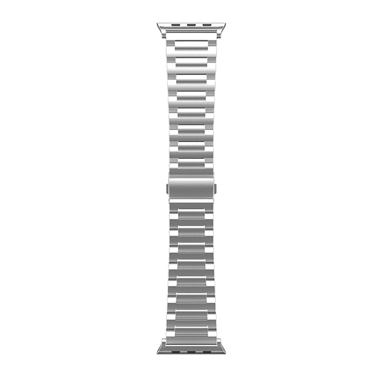 For Apple Watch Series 8 45mm I-Shaped Titanium Watch Band(Sliver) - Watch Bands by PMC Jewellery | Online Shopping South Africa | PMC Jewellery