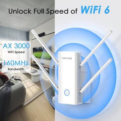 Wavlink WN583AX3 AX3000 Dual Band WiFi Repeater/AP/Router/Mesh Mode WiFi Extender, Plug:UK Plug - Wireless Routers by WAVLINK | Online Shopping South Africa | PMC Jewellery | Buy Now Pay Later Mobicred