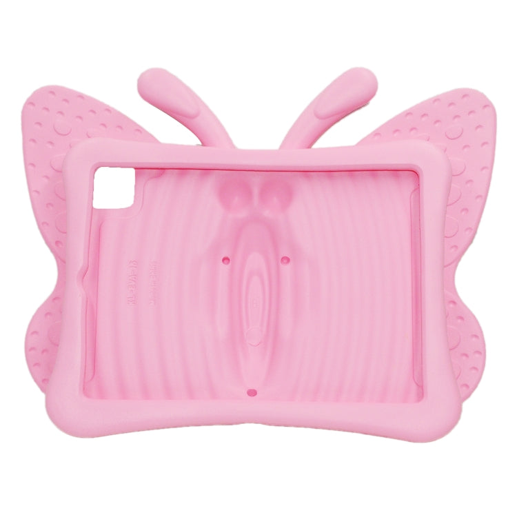 For iPad Air 11 2025 / 2024 Butterfly Bracket Kids EVA Shockproof Tablet Case(Pink) - iPad Air 11 2025 / 2024 Cases by PMC Jewellery | Online Shopping South Africa | PMC Jewellery | Buy Now Pay Later Mobicred