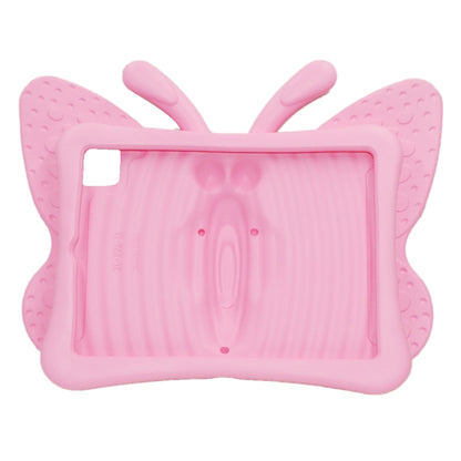 For iPad Air 11 2025 / 2024 Butterfly Bracket Kids EVA Shockproof Tablet Case(Pink) - iPad Air 11 2025 / 2024 Cases by PMC Jewellery | Online Shopping South Africa | PMC Jewellery | Buy Now Pay Later Mobicred