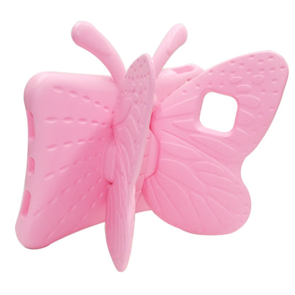 For iPad Air 11 2025 / 2024 Butterfly Bracket Kids EVA Shockproof Tablet Case(Pink) - iPad Air 11 2025 / 2024 Cases by PMC Jewellery | Online Shopping South Africa | PMC Jewellery | Buy Now Pay Later Mobicred