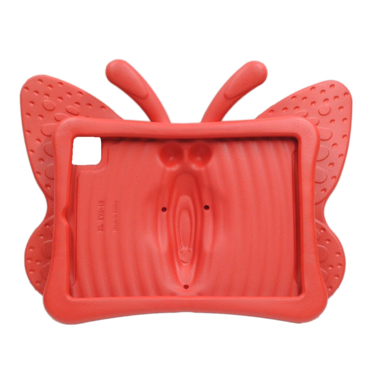 For iPad Pro 11 2024 Butterfly Bracket Kids EVA Shockproof Tablet Case(Red) - iPad Pro 11 2024 Cases by PMC Jewellery | Online Shopping South Africa | PMC Jewellery | Buy Now Pay Later Mobicred