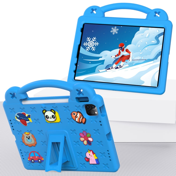 For  iPad Pro 11 2024 Handle Kickstand Children EVA Shockproof Tablet Case(Sky Blue) - iPad Pro 11 2024 Cases by PMC Jewellery | Online Shopping South Africa | PMC Jewellery | Buy Now Pay Later Mobicred