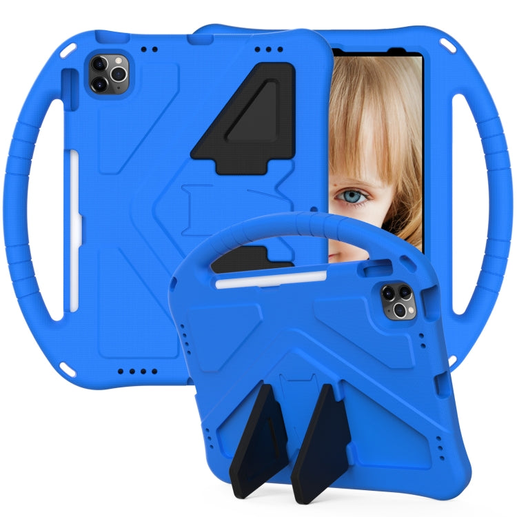 For iPad Air 11 2024 EVA Shockproof Tablet Case with Holder(Blue) - iPad Air 11 2024 Cases by PMC TechLife | Online Shopping South Africa | PMC TechLife | Buy Now Pay Later Mobicred