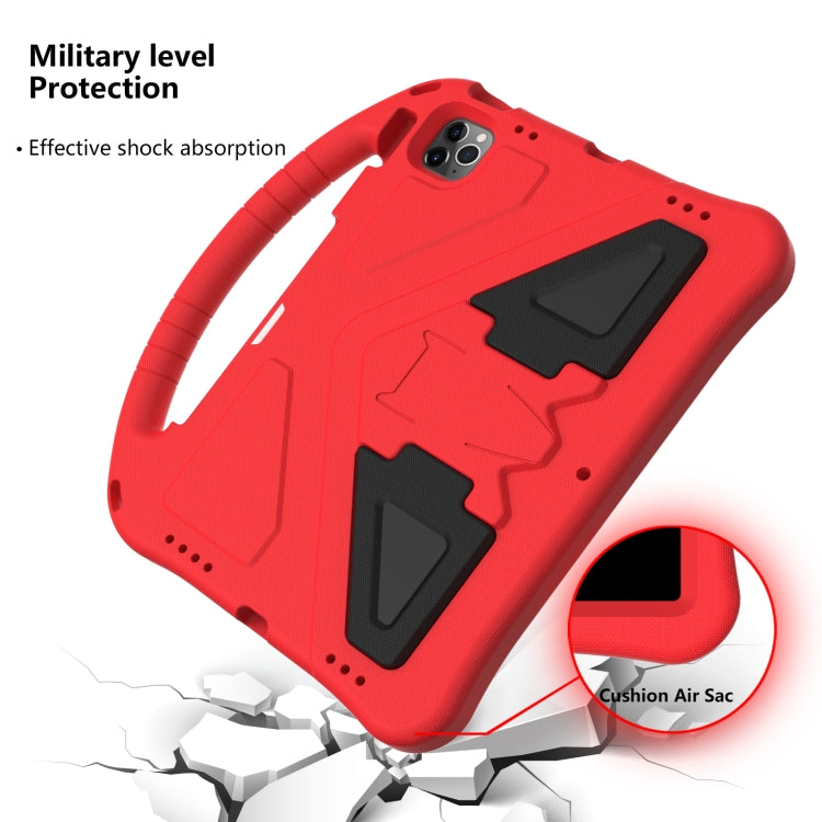 For iPad Air 11 2024 EVA Shockproof Tablet Case with Holder(Red) - iPad Air 11 2024 Cases by PMC TechLife | Online Shopping South Africa | PMC TechLife | Buy Now Pay Later Mobicred
