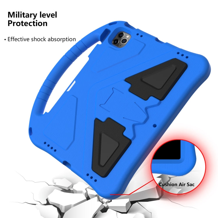 For iPad Pro 11 2024 EVA Shockproof Tablet Case with Holder(Blue) - iPad Pro 11 2024 Cases by PMC TechLife | Online Shopping South Africa | PMC TechLife | Buy Now Pay Later Mobicred
