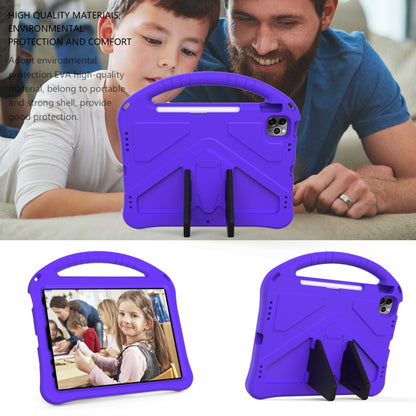 For iPad Pro 11 2024 EVA Shockproof Tablet Case with Holder(Purple) - iPad Pro 11 2024 Cases by PMC Jewellery | Online Shopping South Africa | PMC Jewellery | Buy Now Pay Later Mobicred