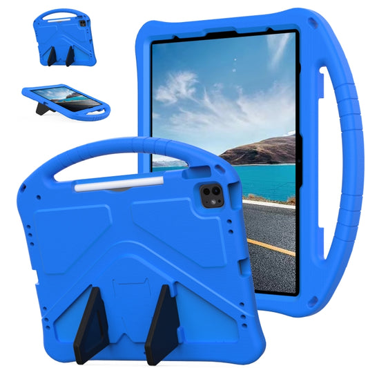 For iPad Air 13 2024 EVA Shockproof Tablet Case with Holder(Blue) - iPad Air 13 2024 Cases by PMC Jewellery | Online Shopping South Africa | PMC Jewellery | Buy Now Pay Later Mobicred