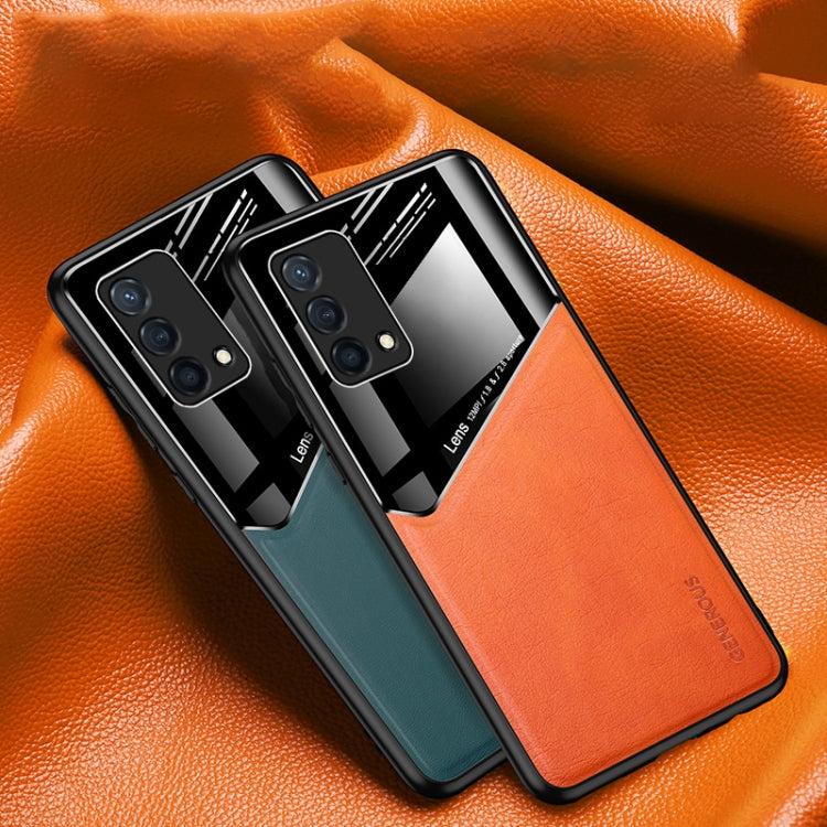 For OPPO K9 All-inclusive Leather Organic Glass Phone Case(Blue) - free shipping - PMC TechLife - Order now!