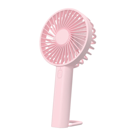 F35 With Hanging Hole Rechargeable Cooling Fan Powerful Handheld Fan 1200mAh Desk Fan(Pink) - Electric Fans by PMC Jewellery | Online Shopping South Africa | PMC Jewellery | Buy Now Pay Later Mobicred