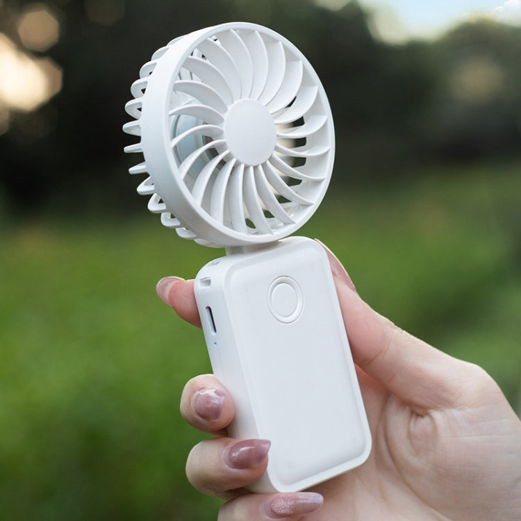 F458 With Neck Rope Summer 3 Speeds Adjustable Foldable Mini Handheld Fan(Purple) - Electric Fans by PMC TechLife | Online Shopping South Africa | PMC TechLife | Buy Now Pay Later Mobicred