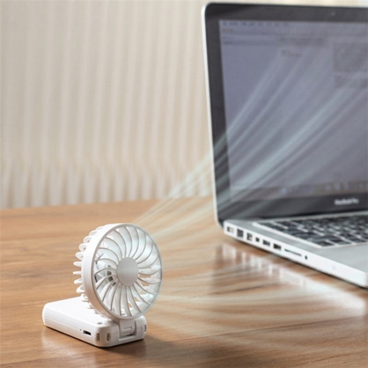 F458 With Neck Rope Summer 3 Speeds Adjustable Foldable Mini Handheld Fan(Purple) - Electric Fans by PMC TechLife | Online Shopping South Africa | PMC TechLife | Buy Now Pay Later Mobicred