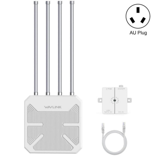 WAVLINK WN573HX3 AX3000 Waterproof Outdoor WiFi Wireless Outdoor Dual Band Router, Plug:AU Plug - Wireless Routers by WAVLINK | Online Shopping South Africa | PMC Jewellery | Buy Now Pay Later Mobicred