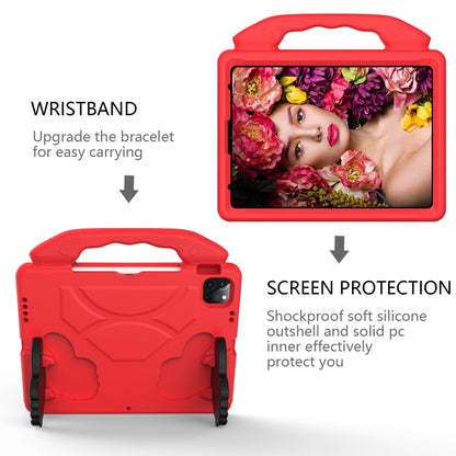For iPad Pro 11 2024 Children EVA Shockproof Tablet Case with Thumb Bracket(Red) - iPad Pro 11 2024 Cases by PMC Jewellery | Online Shopping South Africa | PMC Jewellery | Buy Now Pay Later Mobicred