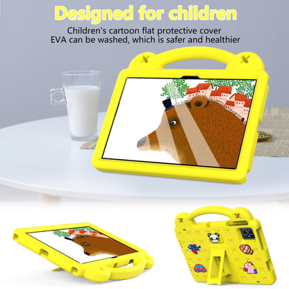 For Blackview Tab 80 10.1 2023 Handle Kickstand Children EVA Shockproof Tablet Case(Yellow) - Others by PMC Jewellery | Online Shopping South Africa | PMC Jewellery | Buy Now Pay Later Mobicred