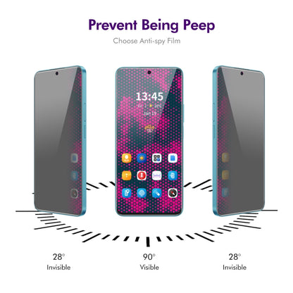 For Motorola Moto G 5G 2024 2pcs ENKAY Hat-Prince 28 Degree Anti-peeping Privacy Tempered Glass Film - Motorola Tempered Glass by ENKAY | Online Shopping South Africa | PMC Jewellery | Buy Now Pay Later Mobicred