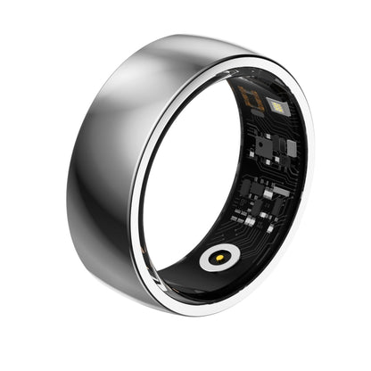 R09M SIZE 18 Smart Ring, Support Health Monitoring / Care For Families(Silver) - Smart Rings / Smart Telephones by PMC Jewellery | Online Shopping South Africa | PMC Jewellery | Buy Now Pay Later Mobicred