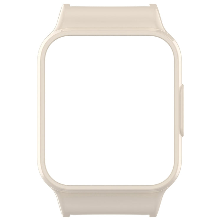 For Redmi Watch 3 Active Half Pack PC Watch Protective Case(Creamy White) - Watch Cases by PMC TechLife | Online Shopping South Africa | PMC TechLife | Buy Now Pay Later Mobicred
