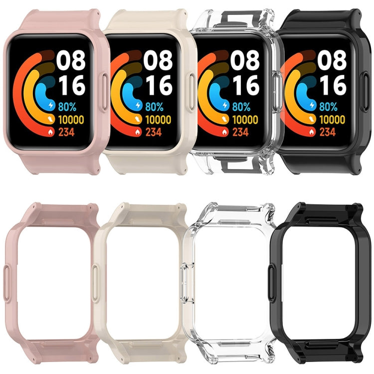 For Redmi Watch 4 Half Pack PC Watch Protective Case(Black) - Watch Cases by PMC TechLife | Online Shopping South Africa | PMC TechLife | Buy Now Pay Later Mobicred