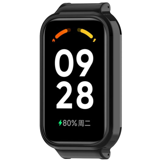 For Xiaomi Smart Band 8 Active Half Pack PC Watch Protective Case(Black) - Watch Cases by PMC Jewellery | Online Shopping South Africa | PMC Jewellery | Buy Now Pay Later Mobicred