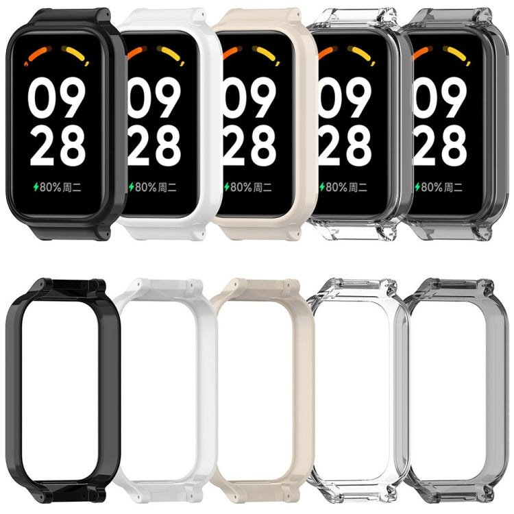 For Redmi Band 2 Half Pack PC Watch Protective Case(Transparent Black) - Watch Cases by PMC TechLife | Online Shopping South Africa | PMC TechLife | Buy Now Pay Later Mobicred