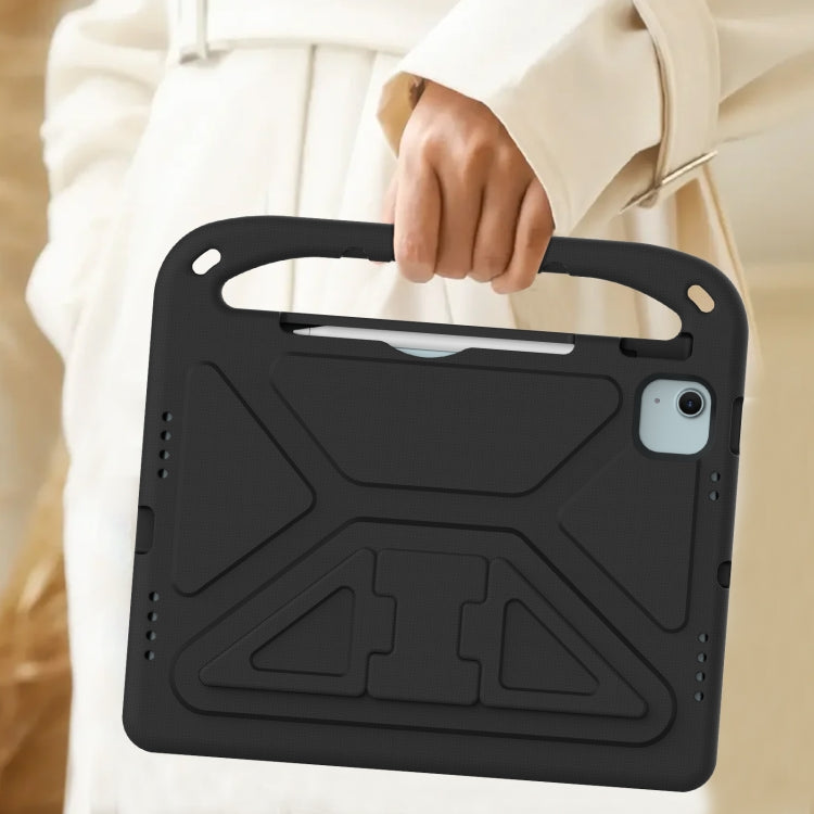 For iPad Air 11 / Pro 11 2024 Handle EVA Shockproof Tablet Case with Holder(Black) - iPad Air 11 2024 Cases by PMC TechLife | Online Shopping South Africa | PMC TechLife | Buy Now Pay Later Mobicred
