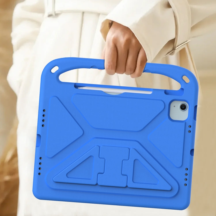 For iPad Air 11 / Pro 11 2024 Handle EVA Shockproof Tablet Case with Holder(Blue) - iPad Air 11 2024 Cases by PMC TechLife | Online Shopping South Africa | PMC TechLife | Buy Now Pay Later Mobicred